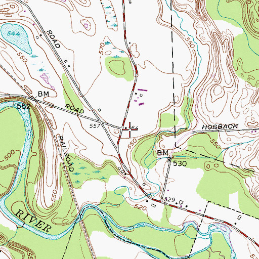 Topographic Map of School Number 6 (historical), NY