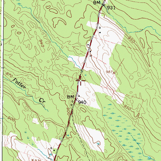 Topographic Map of School Number 2 (historical), NY