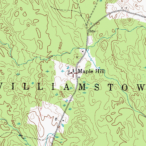 Topographic Map of School Number 5 (historical), NY