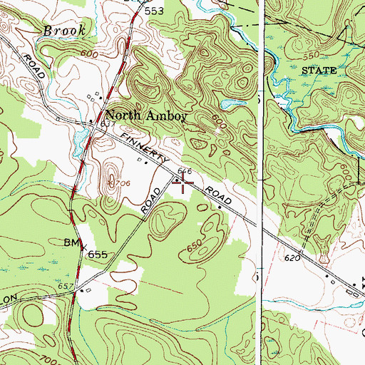Topographic Map of School Number 3 (historical), NY