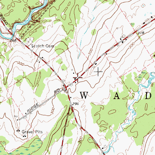 Topographic Map of School Number 4 (historical), NY