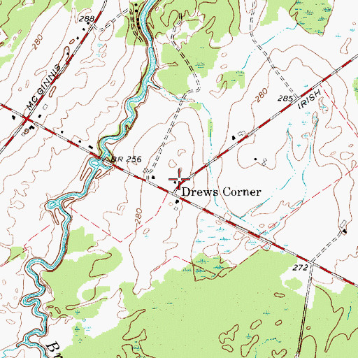 Topographic Map of School Number 9 (historical), NY