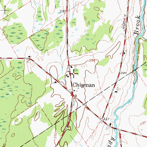 Topographic Map of School Number 11 (historical), NY