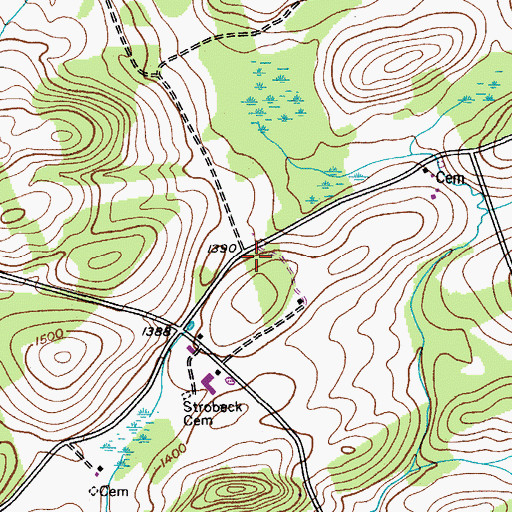 Topographic Map of School Number 4 (historical), NY