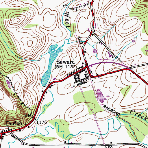 Topographic Map of School Number 10 (historical), NY