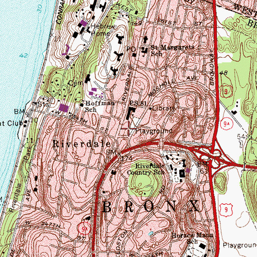Topographic Map of Vinmont Veteran Park, NY