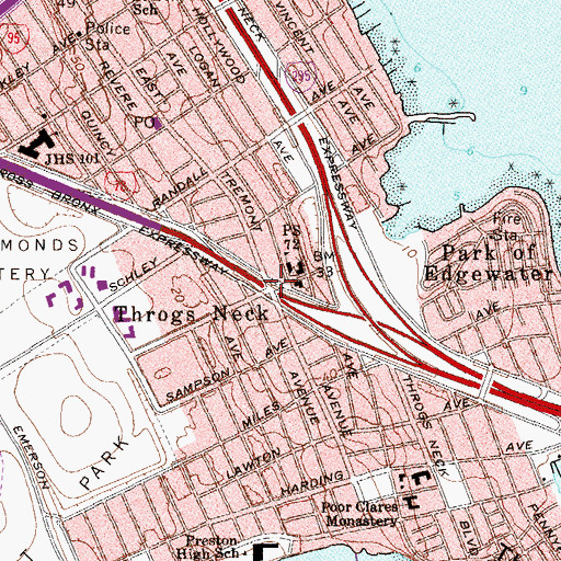 Topographic Map of Derosa-O'Boyle Triangle, NY