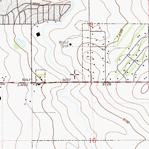 Topographic Map of Brighton Police Department, CO