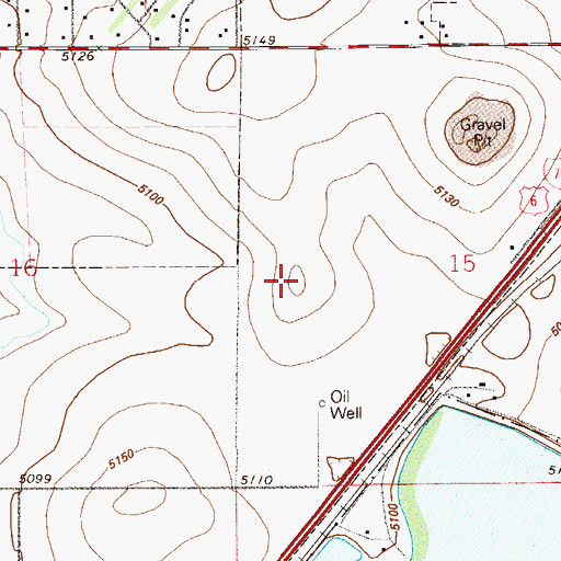 Topographic Map of Platte Valley Medical Center, CO