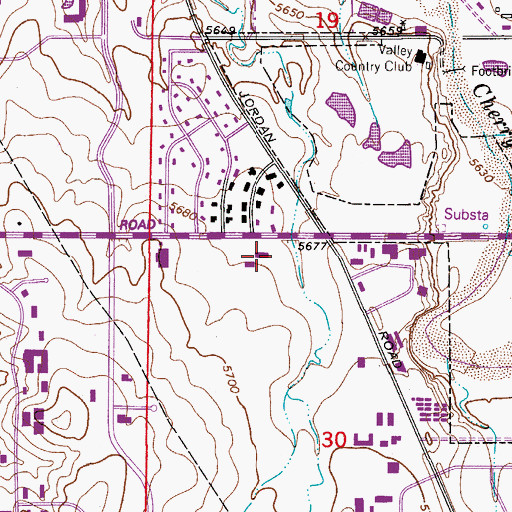 Topographic Map of Medical Center of Aurora Centennial Medical Plaza, CO
