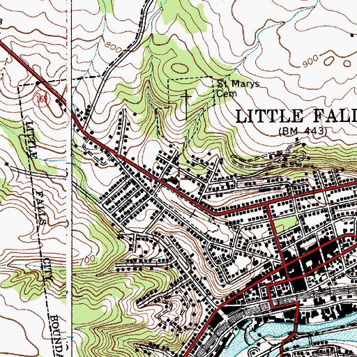 Topographic Map of Mohawk Valley Christian Academy, NY