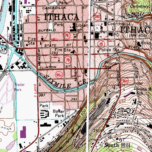 Topographic Map of The Reconstruction Home, NY
