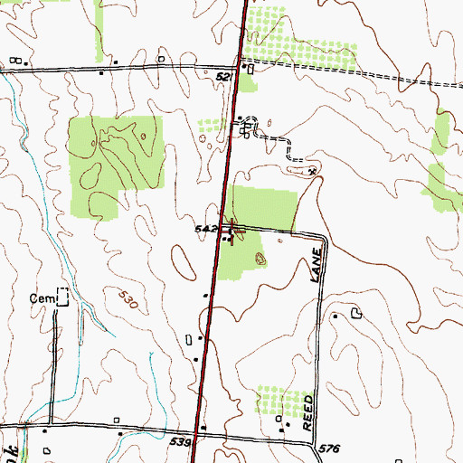 Topographic Map of School Number 6 (historical), NY