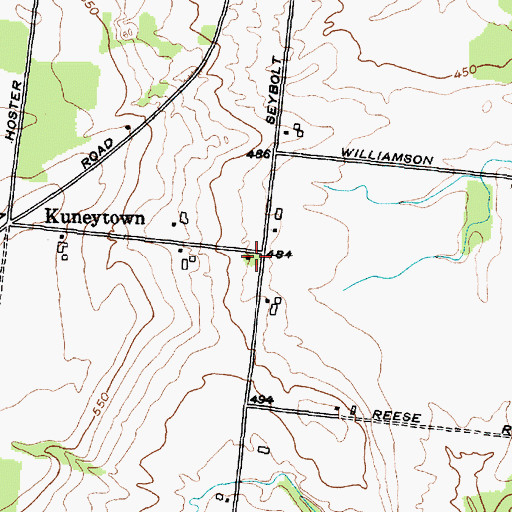 Topographic Map of School Number 11 (historical), NY