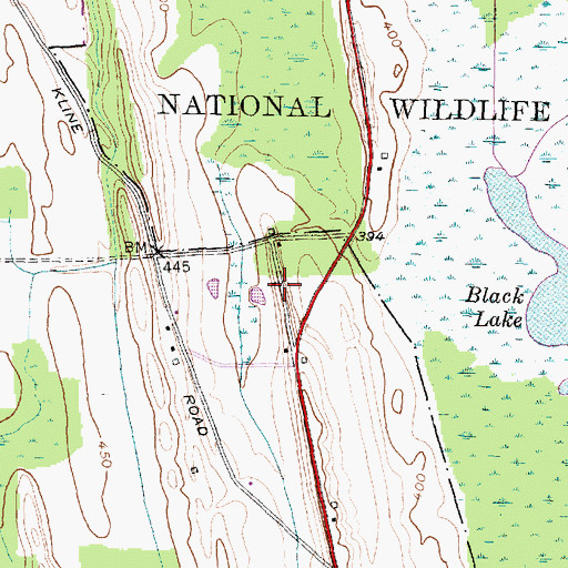 Topographic Map of School Number 6 (historical), NY