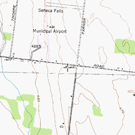 Topographic Map of School Number 7 (historical), NY