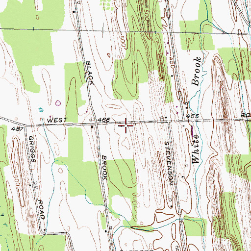 Topographic Map of School Number 8 (historical), NY