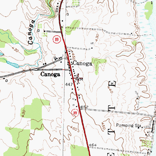 Topographic Map of School Number 9 (historical), NY