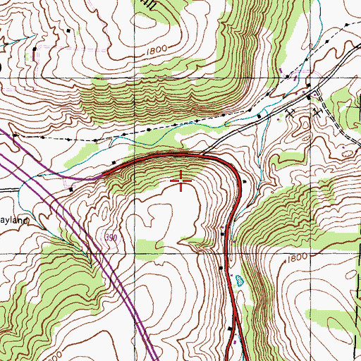 Topographic Map of School Number 6 (historical), NY
