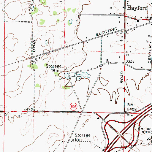Topographic Map of Lake Eleanor, WA