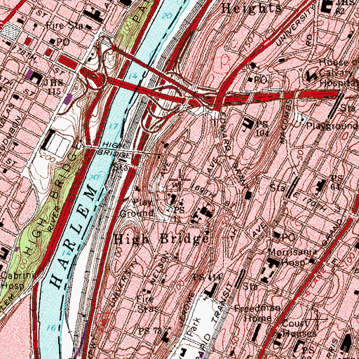 Topographic Map of Mosaic Success Garden, NY