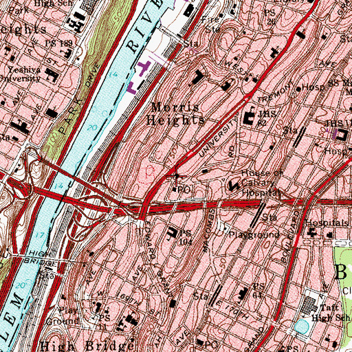 Topographic Map of Featherbed Triangle, NY