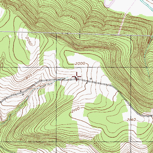 Topographic Map of Gravel Run Hill School (historical), NY