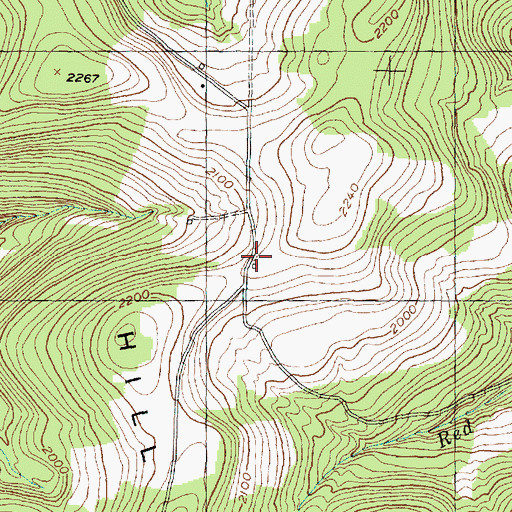 Topographic Map of Bush Hill School (historical), NY