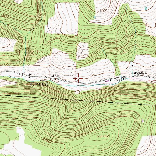 Topographic Map of Slate Creek School (historical), NY