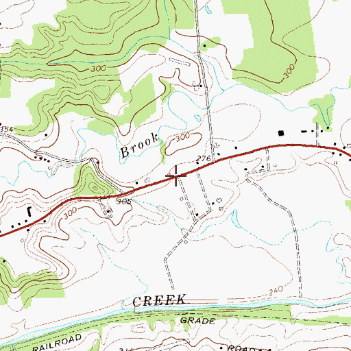Topographic Map of Pinebush School (historical), NY