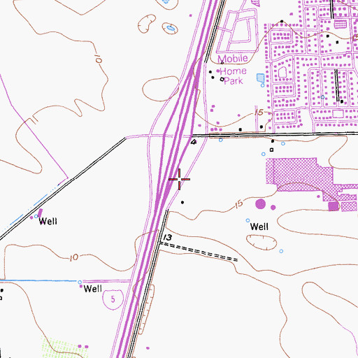 Topographic Map of ITT Technical Institute, CA