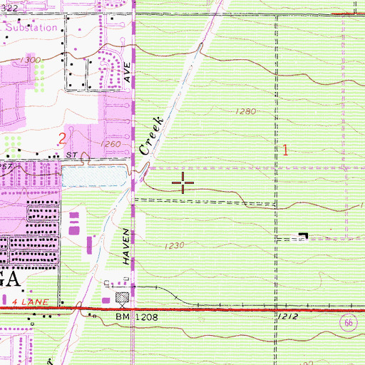 Topographic Map of San Joaquin Valley College - Rancho Cucamonga, CA