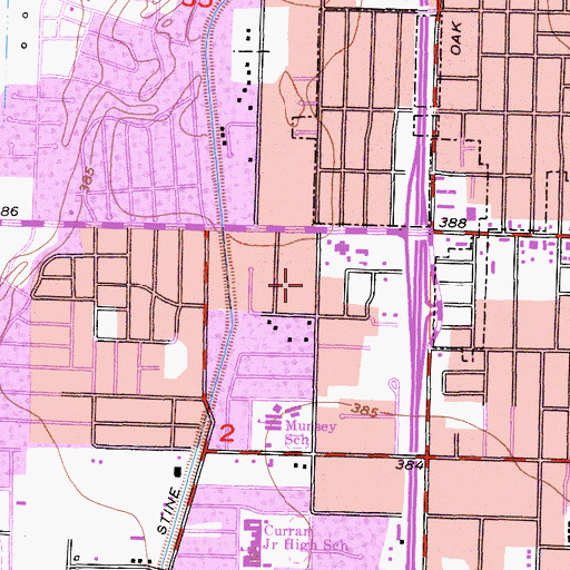 Topographic Map of Santa Barbara Business College, CA