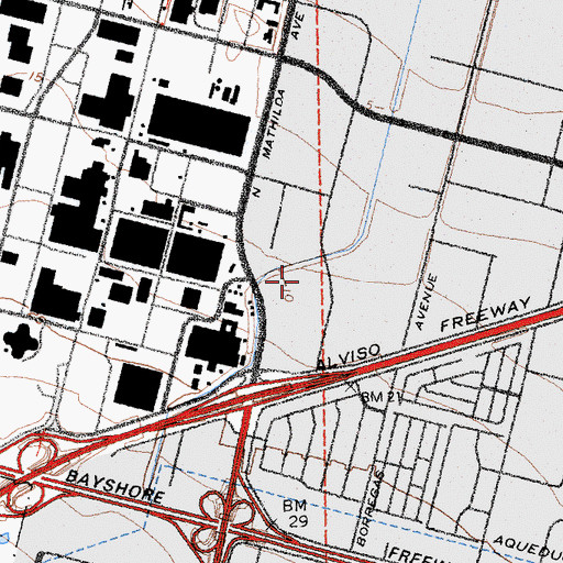 Topographic Map of Cogswell Polytechnical College, CA