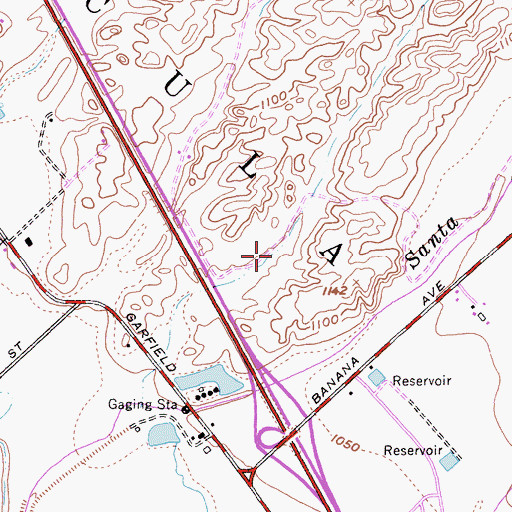Topographic Map of Professional Golfers Career College, CA