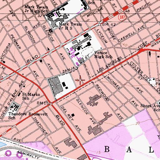 Topographic Map of Yo San University of Traditional Chinese Medicine, CA