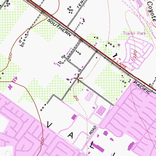 Topographic Map of Western Career College - San Jose, CA