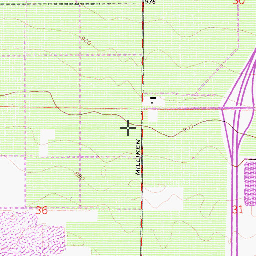 Topographic Map of Everest College, CA