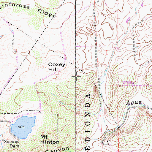 Topographic Map of San Diego Golf Academy, CA