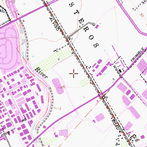 Topographic Map of International Technological University, CA