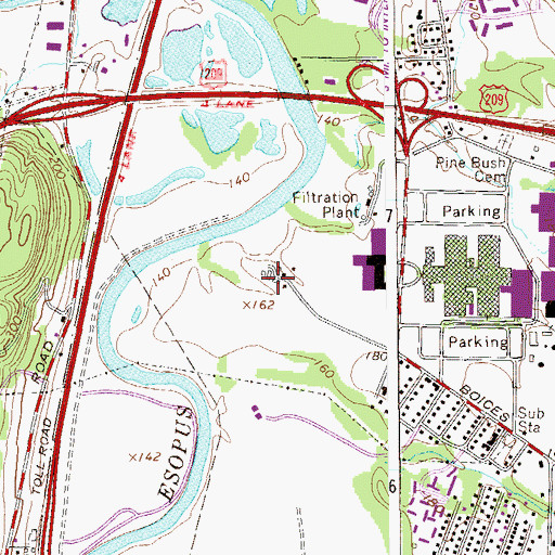 Topographic Map of Boice Brothers Dairy, NY