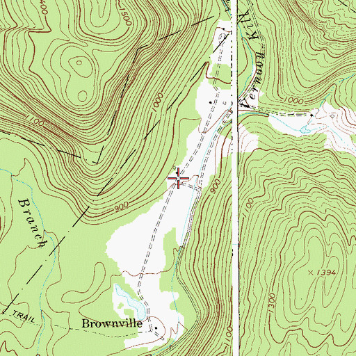 Topographic Map of Tunessassa Lodge (historical), NY