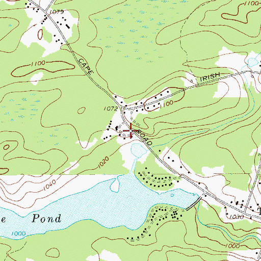 Topographic Map of Sunrise Manor, NY