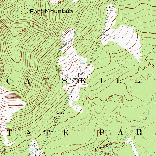 Topographic Map of Yagerville School (historical), NY