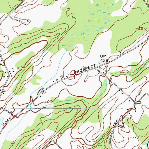 Topographic Map of Union District School (historical), NY