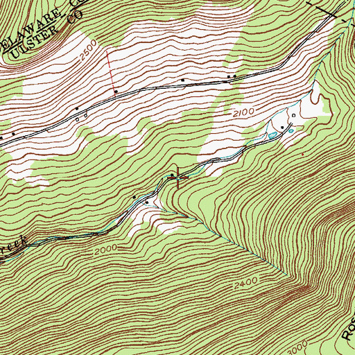 Topographic Map of School Number 13 (historical), NY