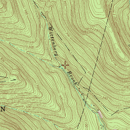 Topographic Map of Moonhaw Gun Club, NY