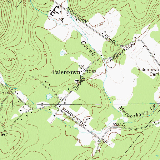 Topographic Map of Rochester School (historical), NY