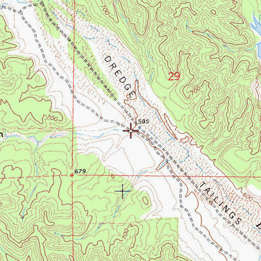 Topographic Map of Wagon Road Gulch, CA