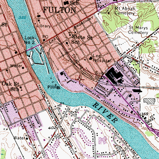 Topographic Map of Christian Assembly Church, NY